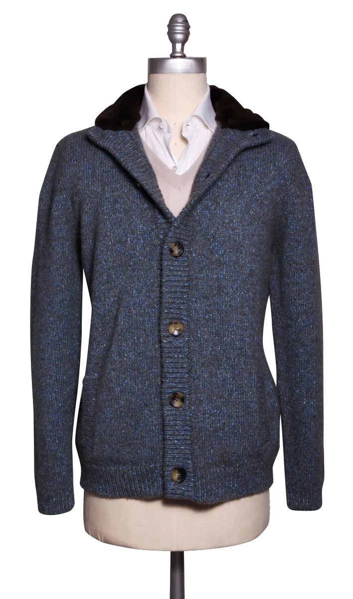 Svevo Parma Gray Mock Turtleneck Jacket