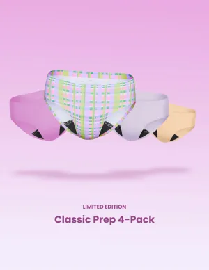 Teen Leakproof UltraThin No-Show 4-Pack - Bikini