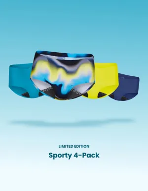 Teen Leakproof UltraThin No-Show 4-Pack - Boyshort