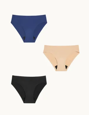 Teen Light Leakproof No-Show Bikini 3-Pack - Kit