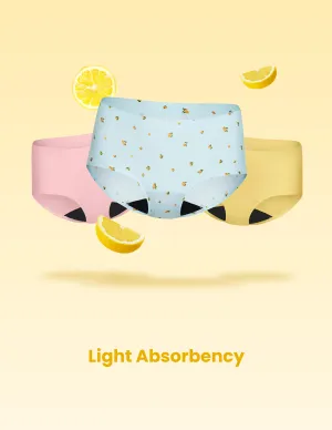 Teen Light Leakproof No-Show Boyshort 3-Pack - Kit