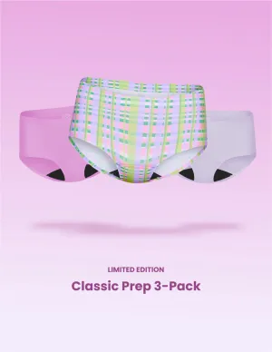Teen Light Leakproof No-Show Boyshort 3-Pack - Kit