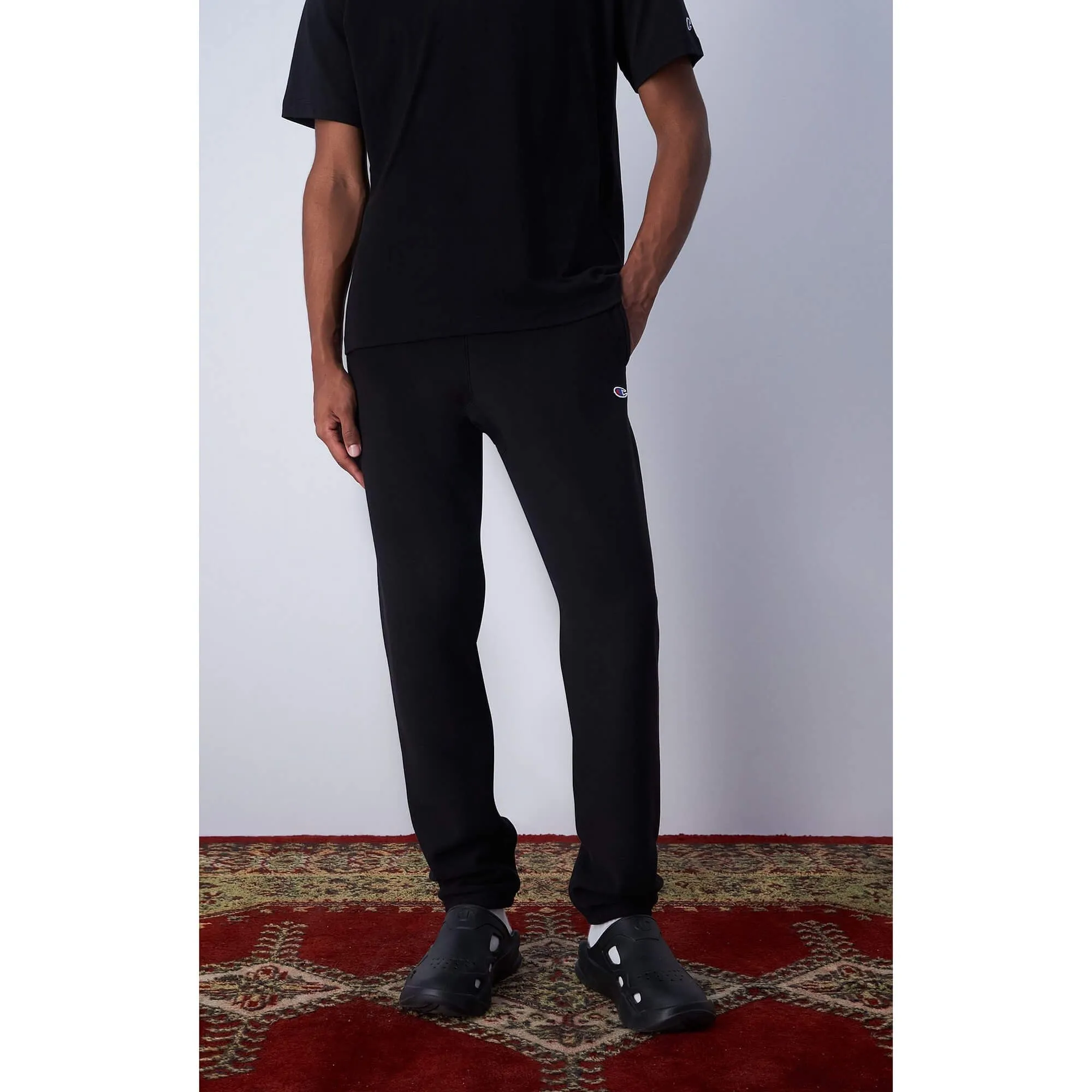 Tepláky Champion Premium RWSS 1952 Elastic Cuff Pants čierne
