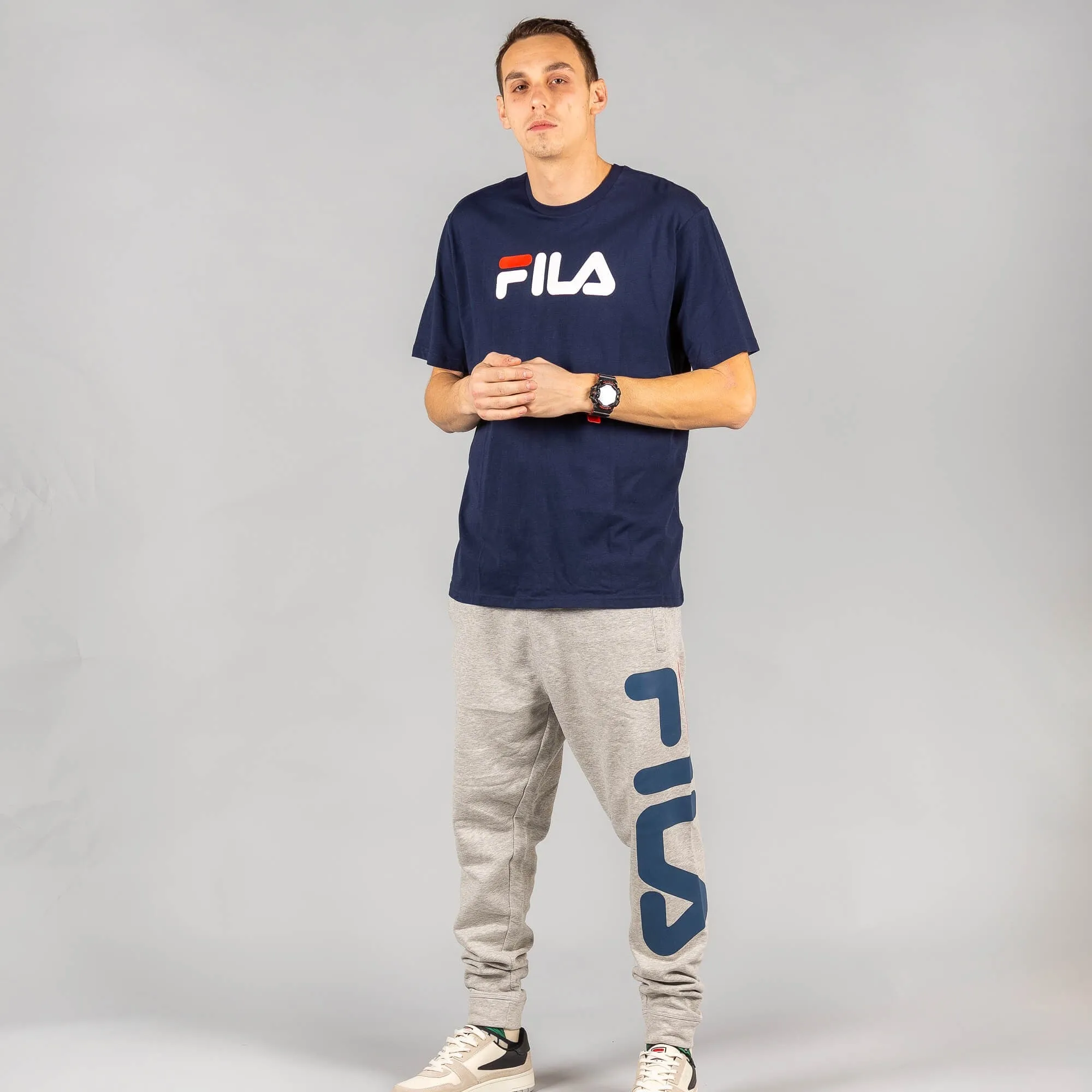 Tepláky Fila Pure Pants šedé