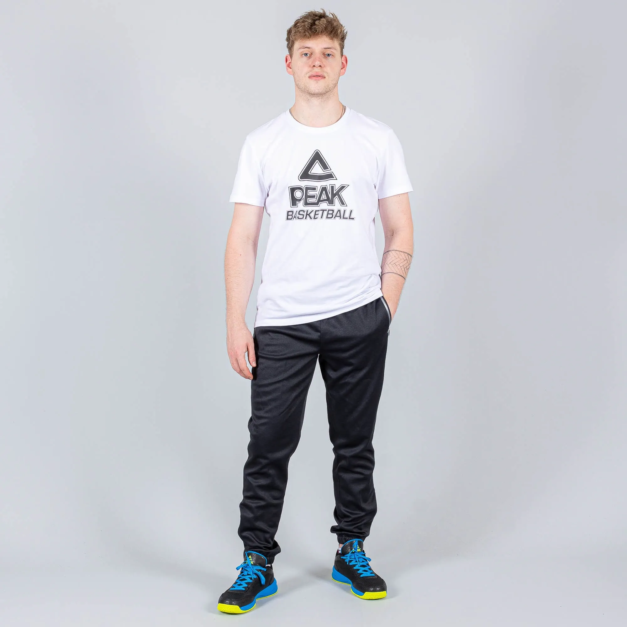 Tepláky Peak Knitted Long Pants Tony Parker series tmavošedé