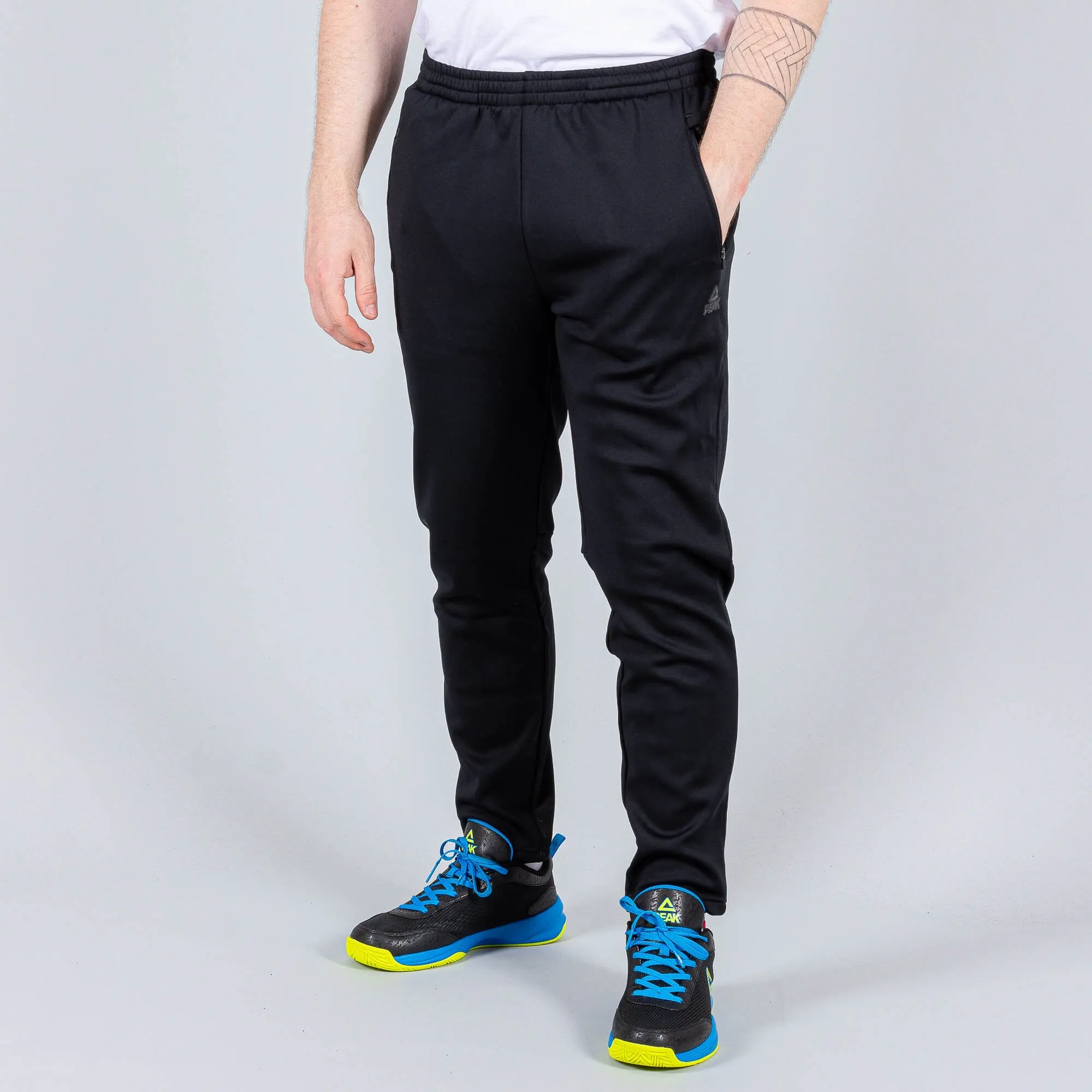 Tepláky Peak RUN Knitted Fleece Pants čierne