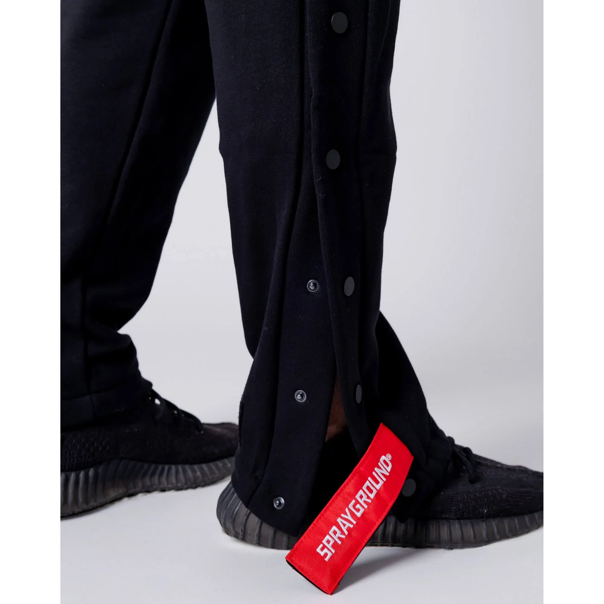 Tepláky Sprayground Button Pants čierne
