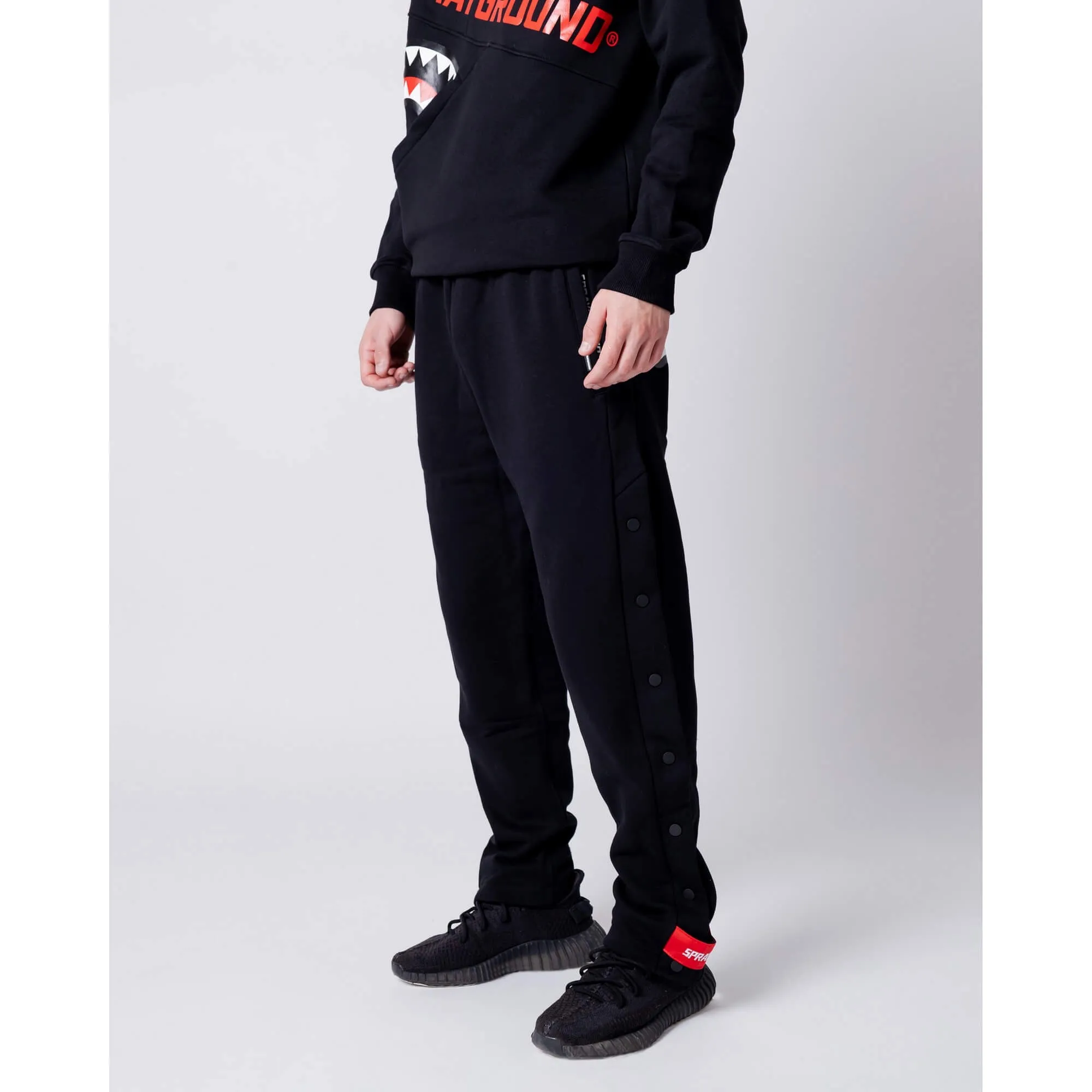 Tepláky Sprayground Button Pants čierne