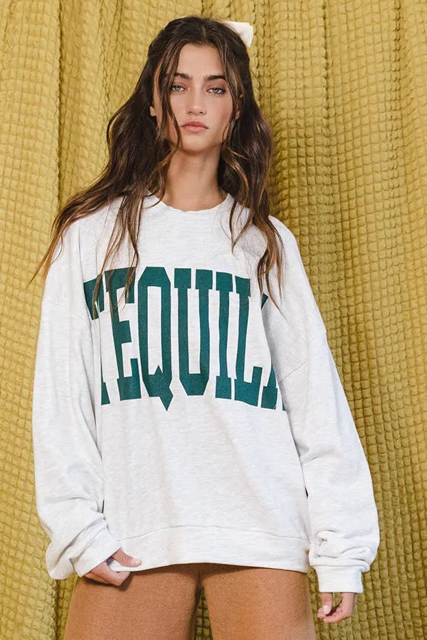 ‘TEQUILA' Graphic Sweatshirt