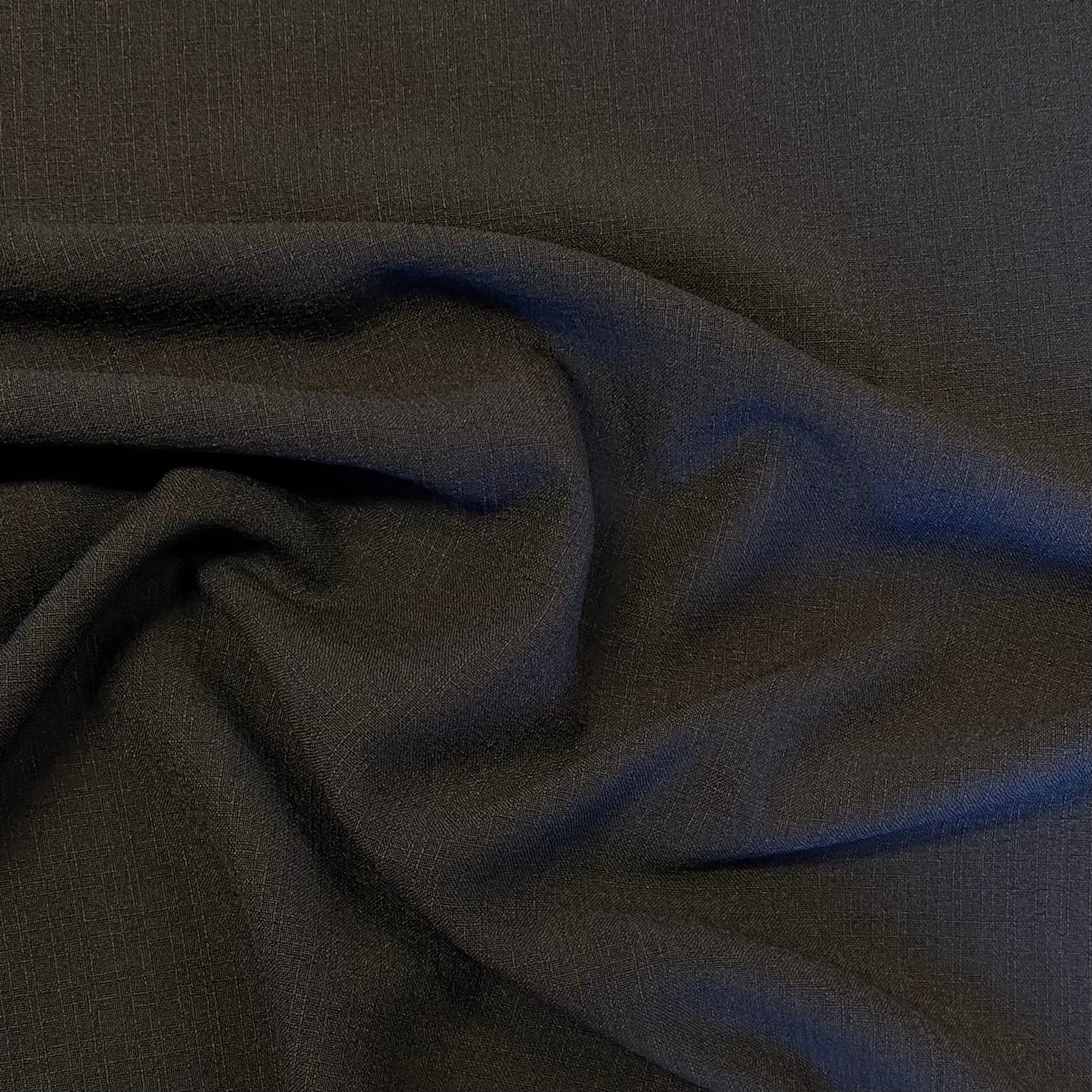 Textured Linen Look - Black