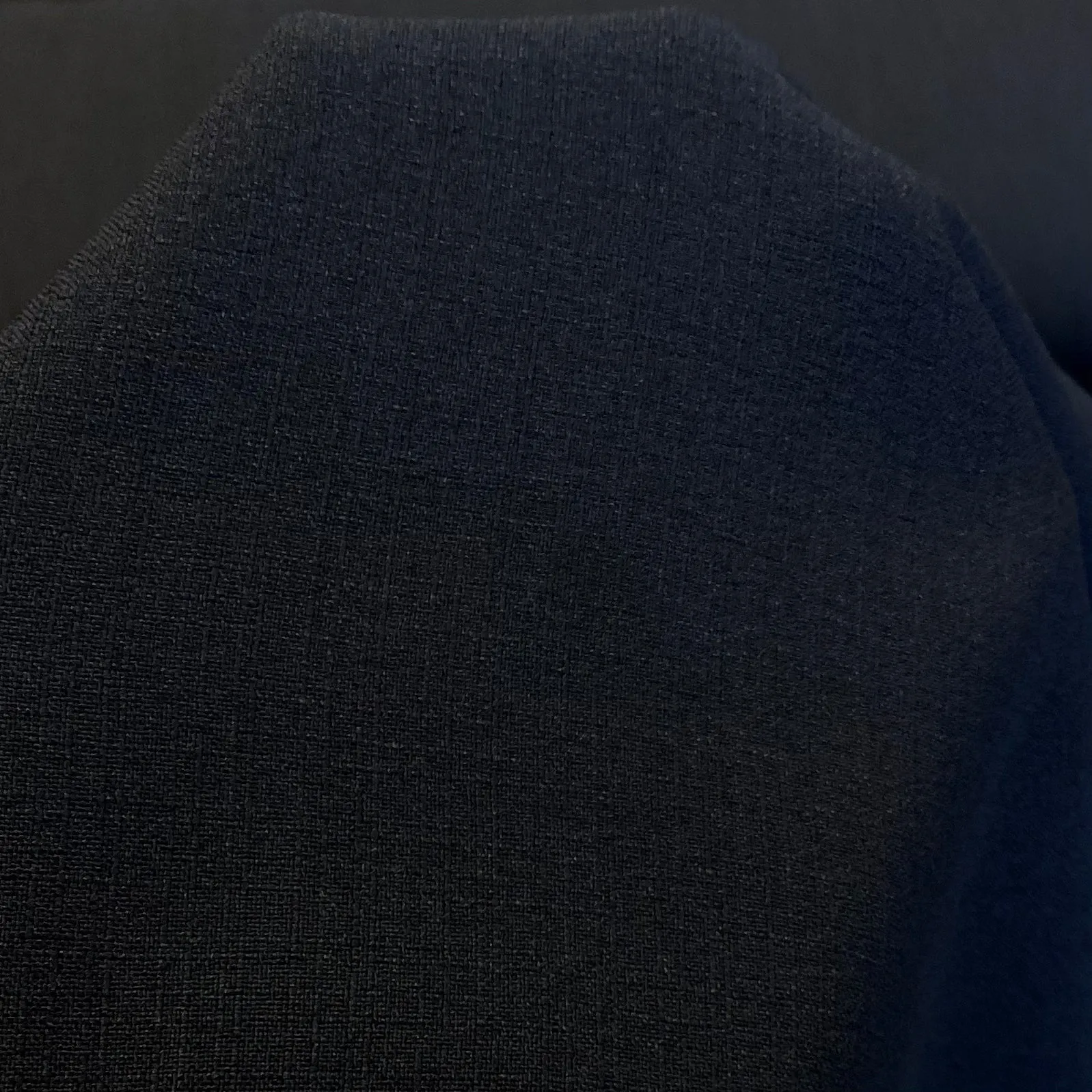 Textured Linen Look - Black