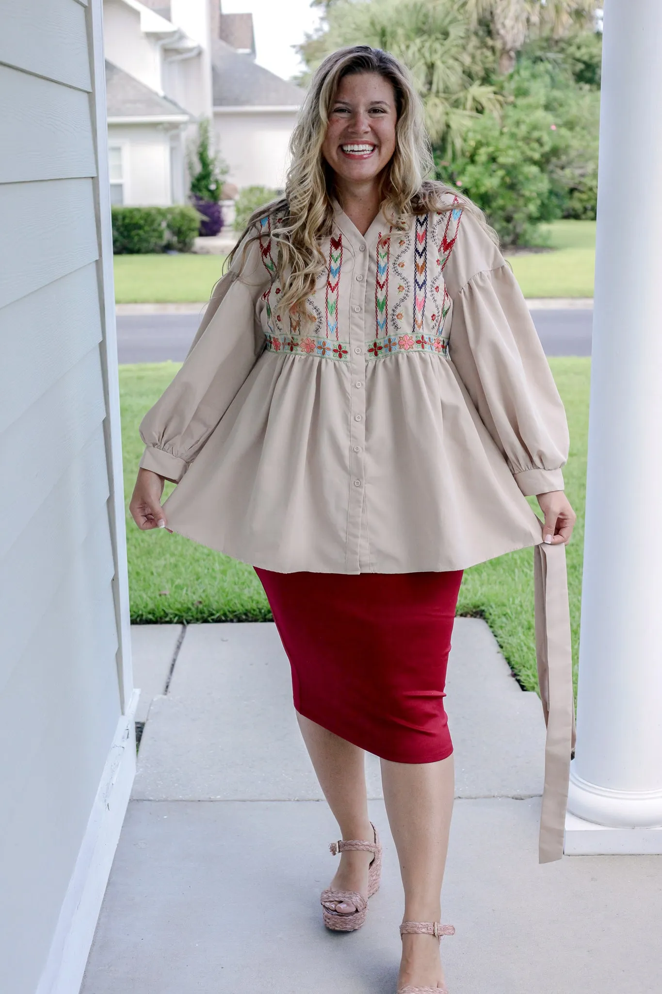 The Audrey Pencil Skirt