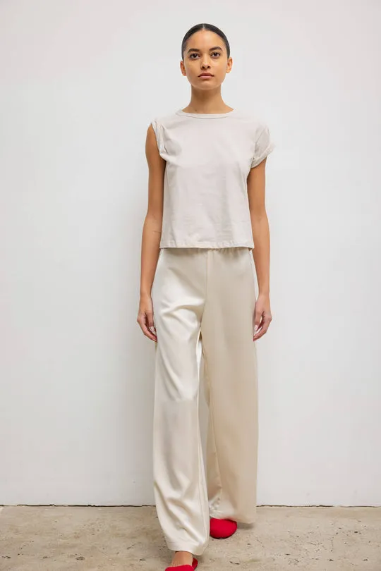 The Margo Tee in Cream