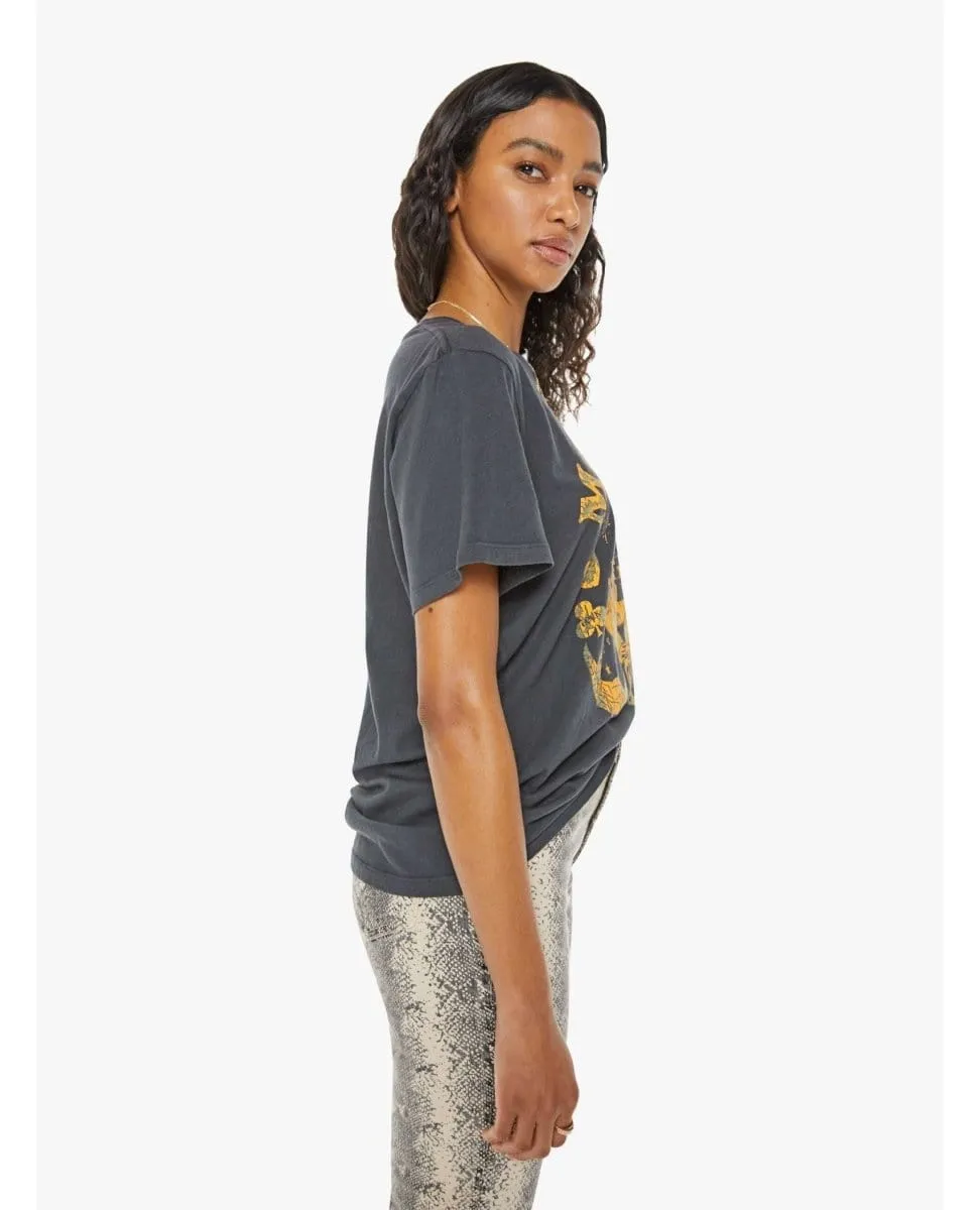 The Rowdy Occult Tee Golden Yellow Graphic