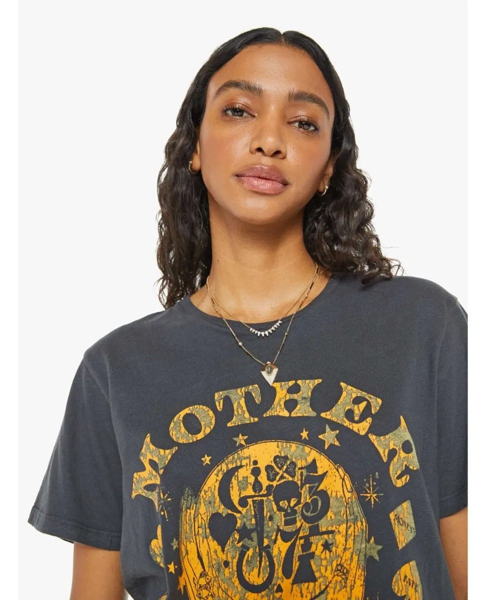 The Rowdy Occult Tee Golden Yellow Graphic