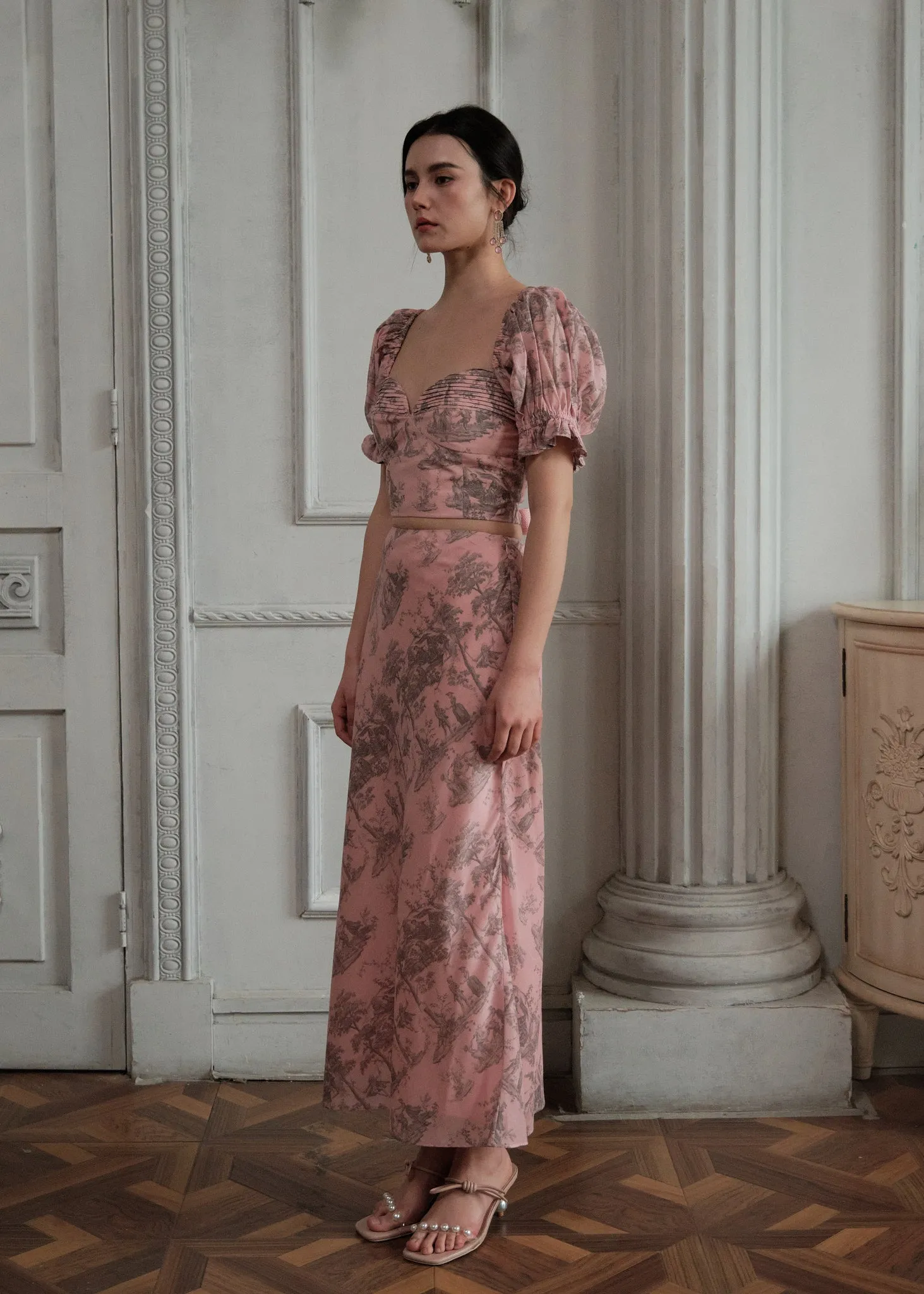 The Slip Skirt in Luxembourg Blush
