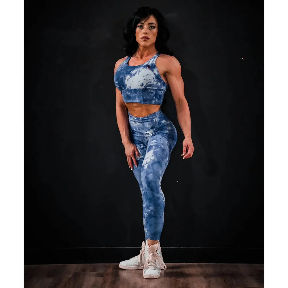 Tie Dye Seamless Front Leggings