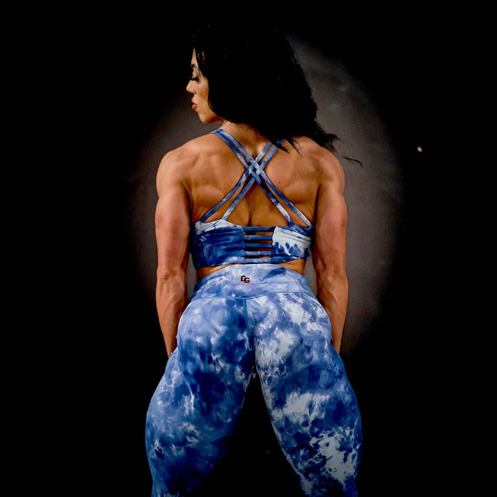 Tie Dye Seamless Front Leggings