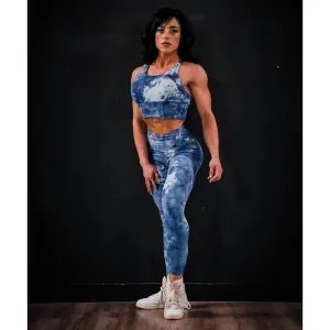 Tie Dye Seamless Front Leggings
