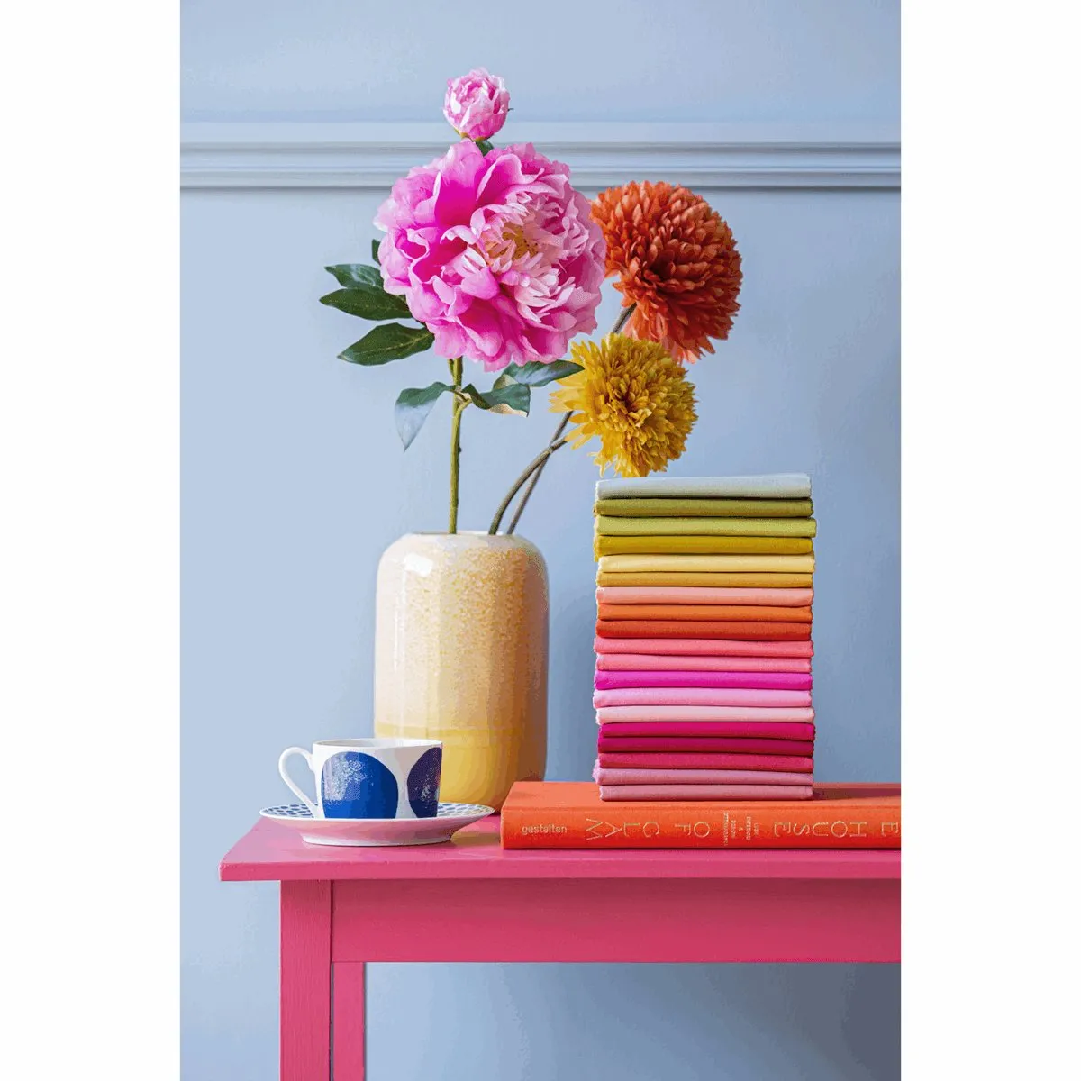 Tilda Solid Fabric | Cerise