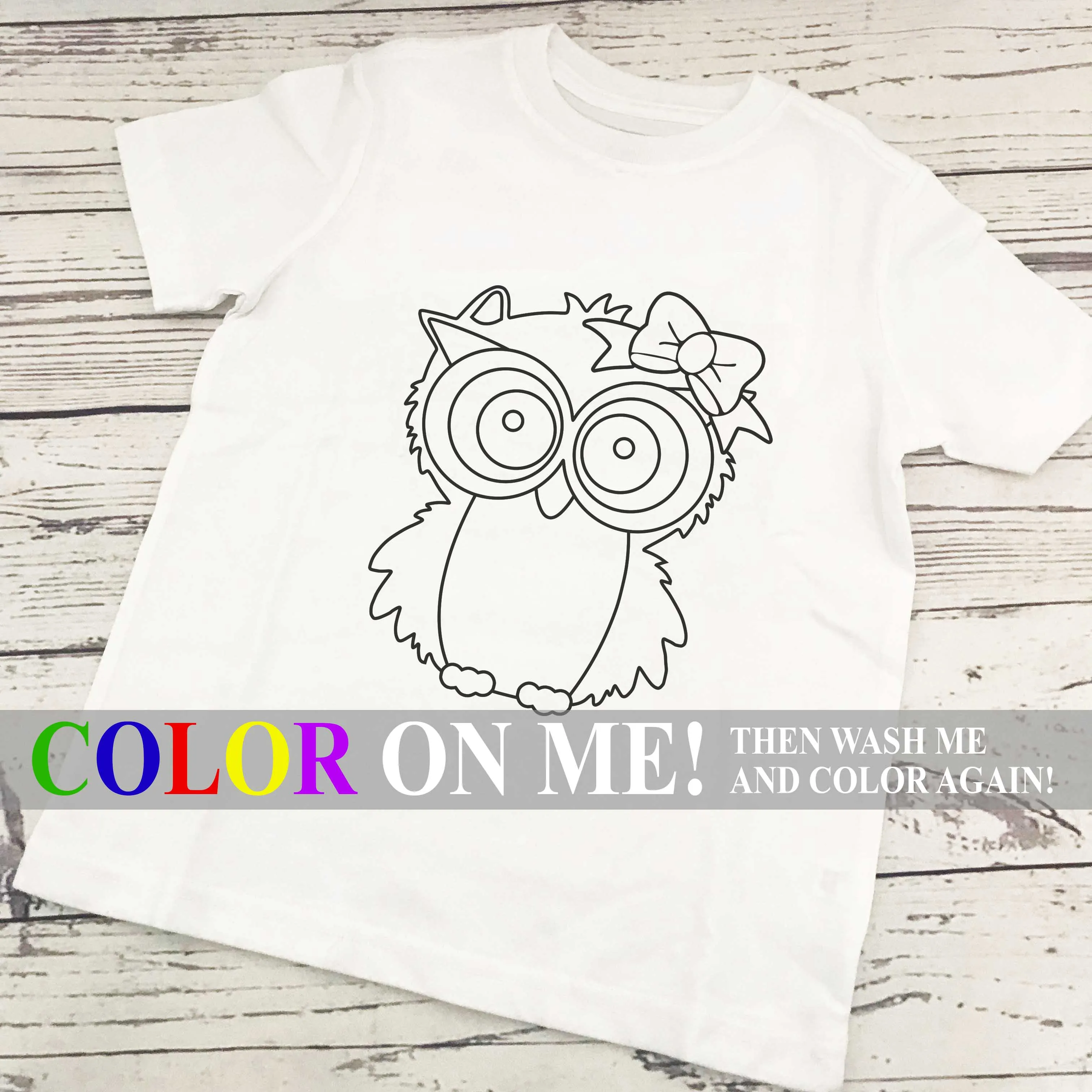Toddler Size Color Me T-Shirt