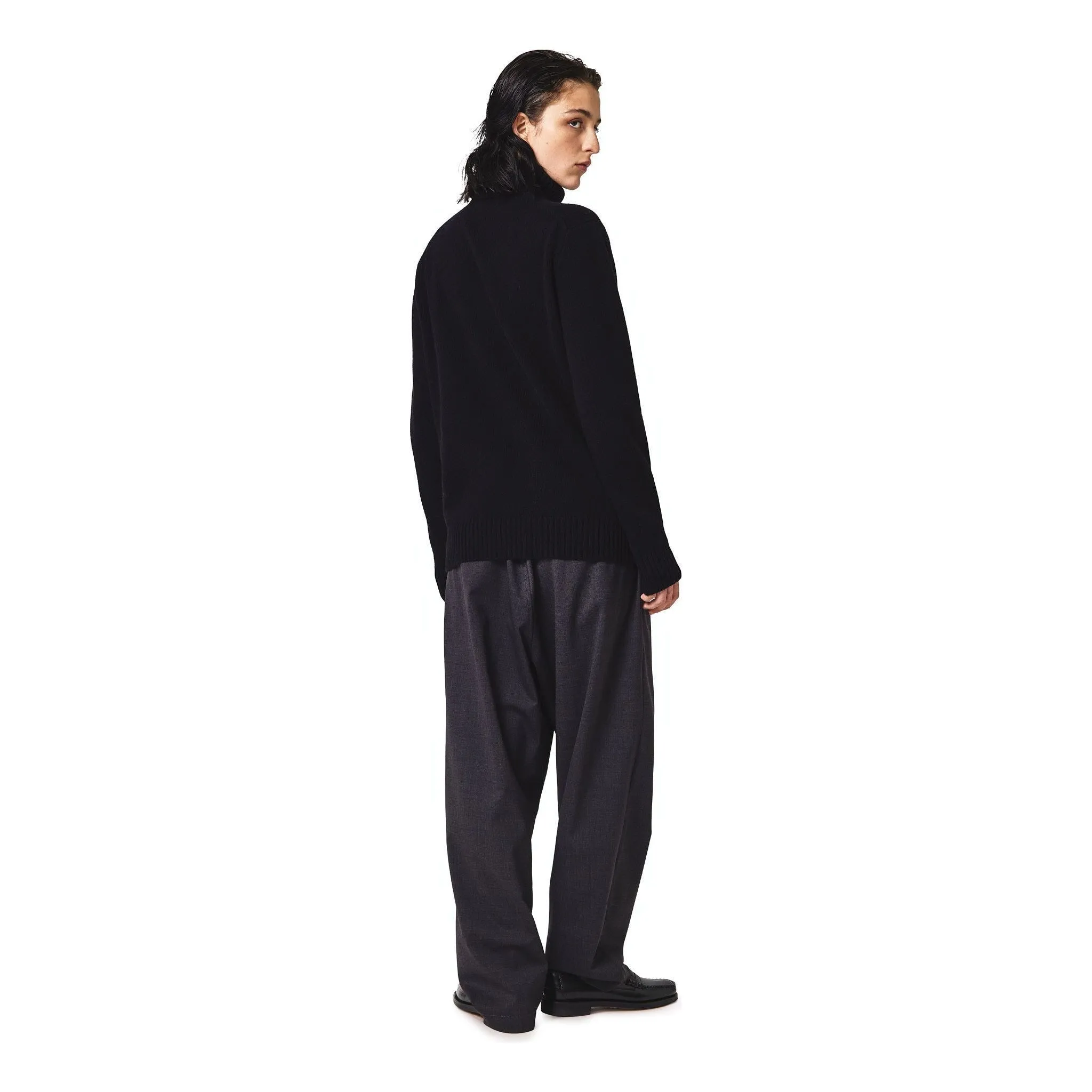 Turtle Neck Sweater, Nero