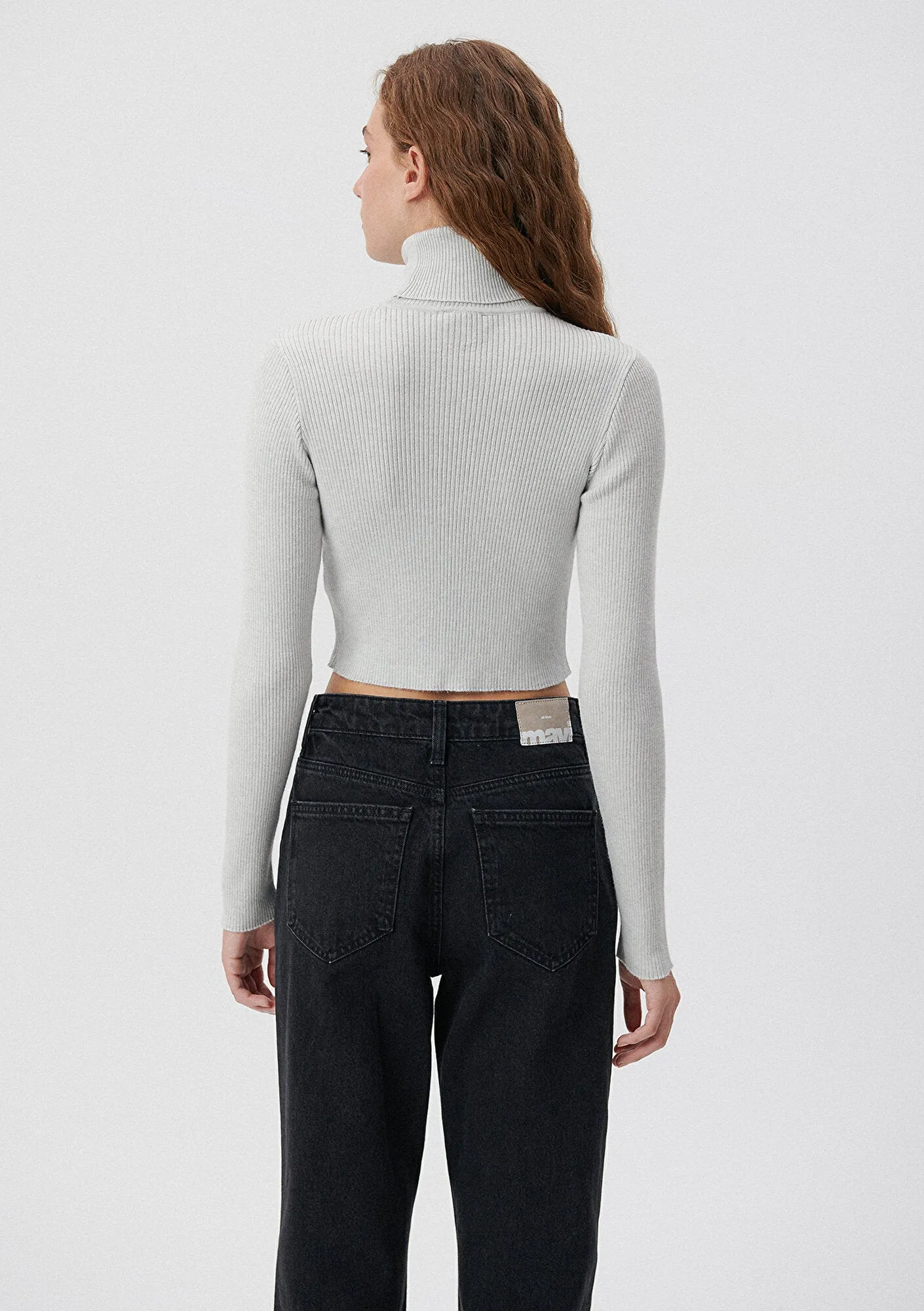 Turtleneck Grey Sweater