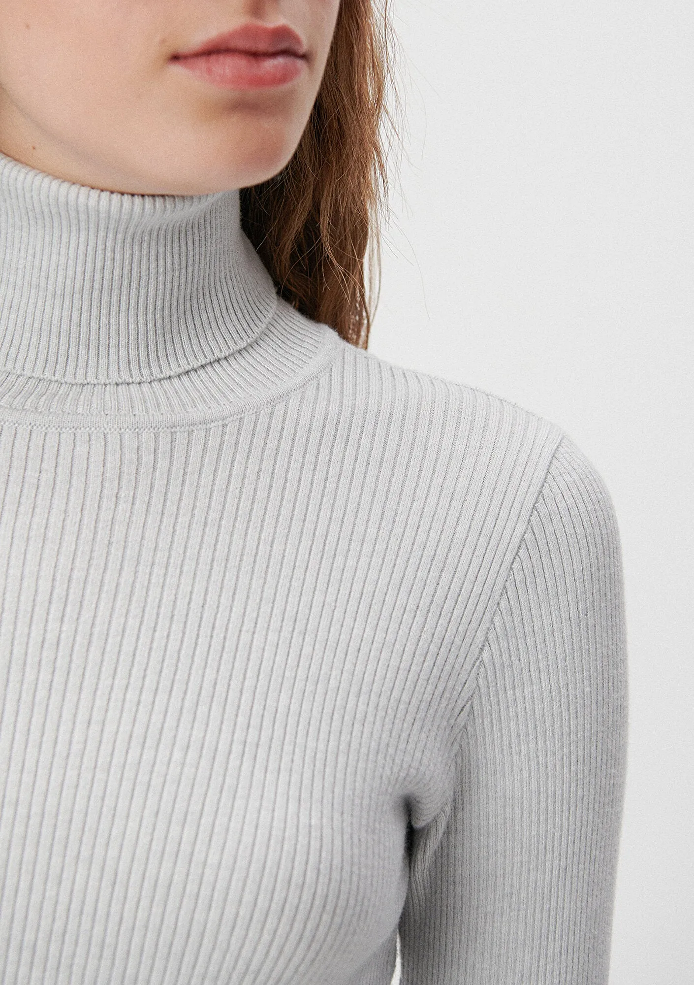 Turtleneck Grey Sweater