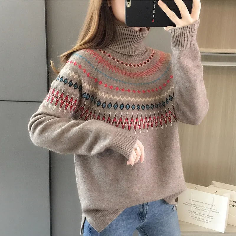 Turtleneck Knit Bottoming Sweater