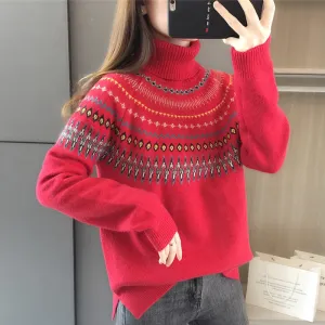 Turtleneck Knit Bottoming Sweater