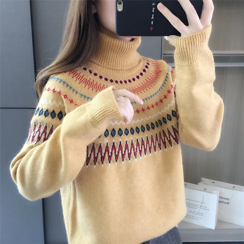 Turtleneck Knit Bottoming Sweater