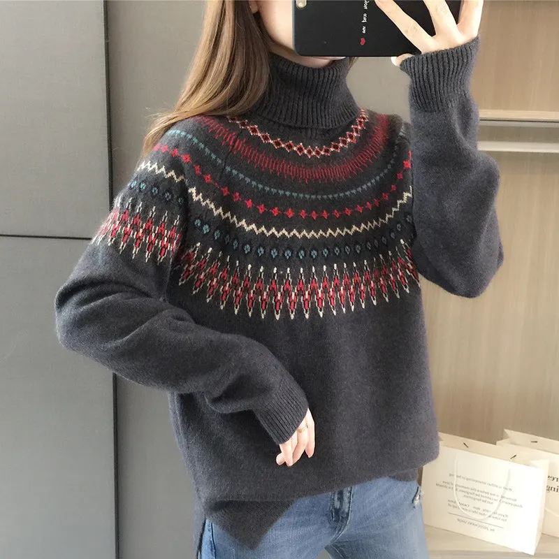 Turtleneck Knit Bottoming Sweater