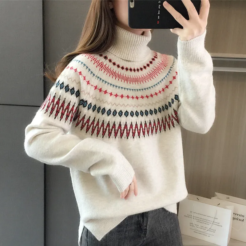 Turtleneck Knit Bottoming Sweater