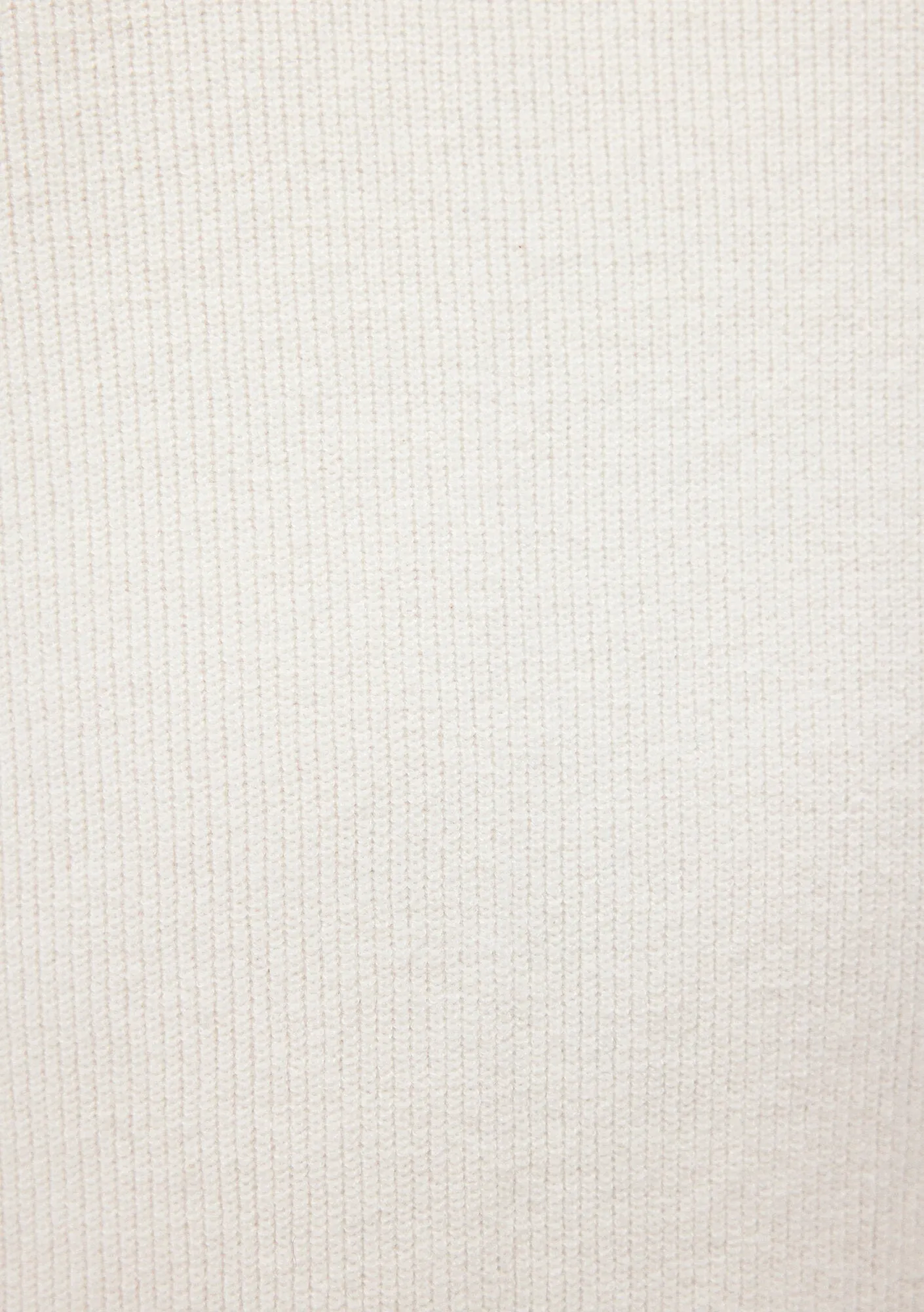 Turtleneck White Sweater
