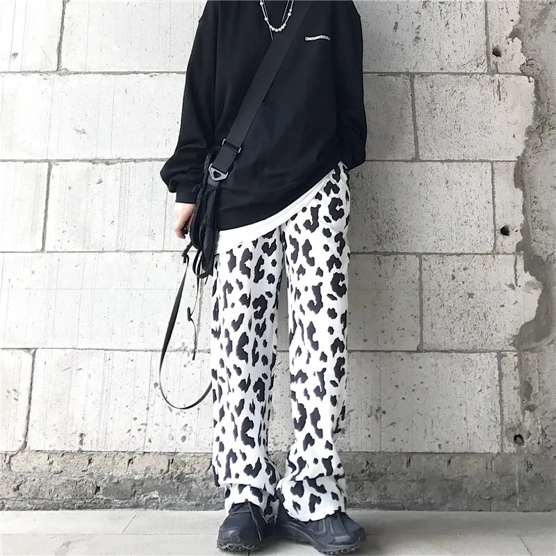 Ulzzang cow pants KF81523