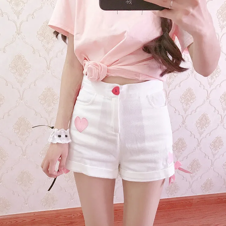 Ulzzang love shorts yc21032