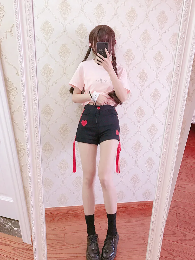 Ulzzang love shorts yc21032