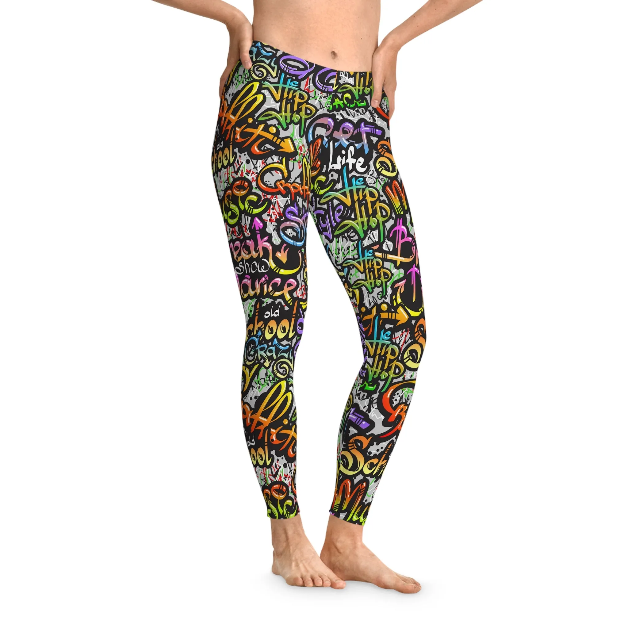 Urban Storm Graffiti Leggings