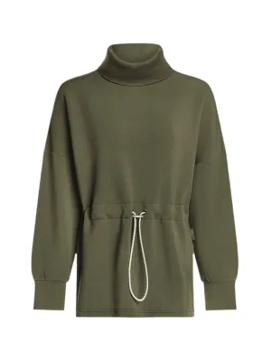 Varley Freya Sweat in Olive Night