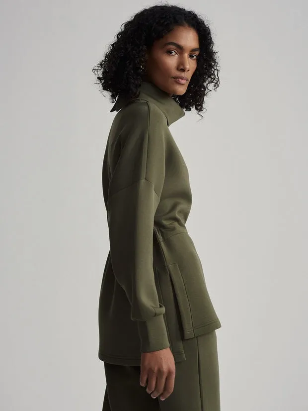 Varley Freya Sweat in Olive Night
