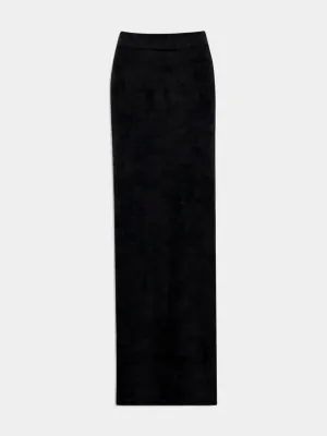 Velvet Maxi Skirt