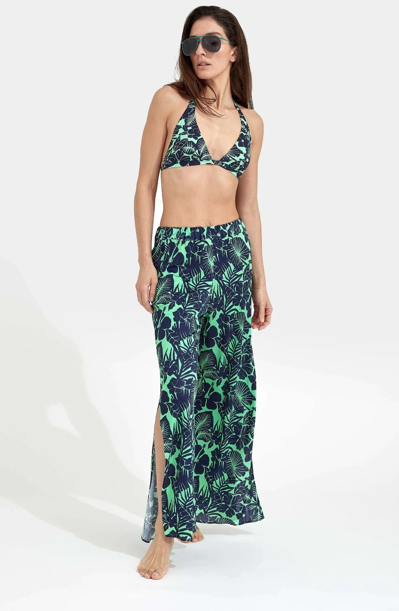 VILEBREQUIN Women Wide-Leg Viscose Flowers Paradise