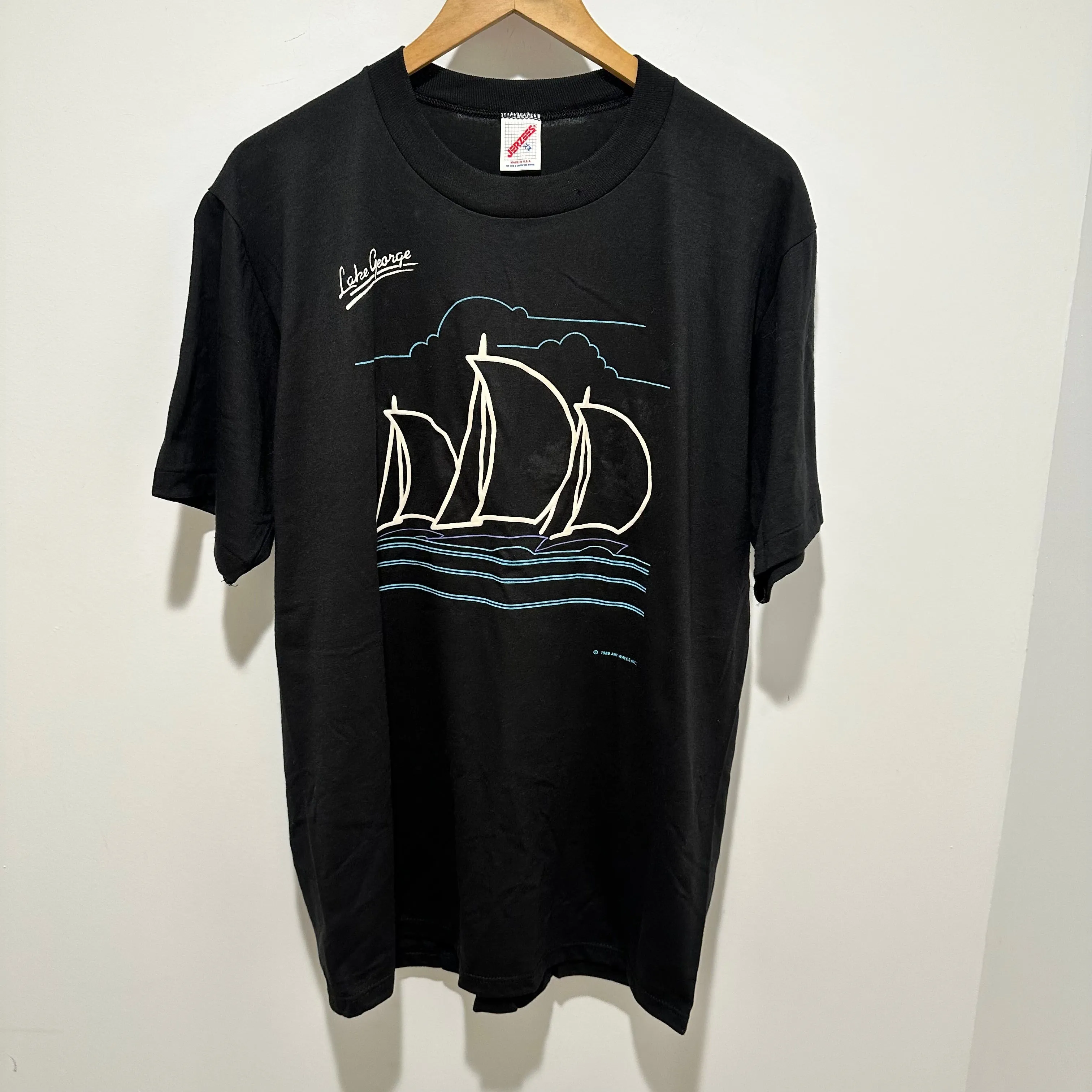 Vintage 1989 Lake George Tee - Black