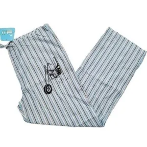 Vintage Paul Frank Pajama Pants, Motorcycle, Blue, Mens, Small