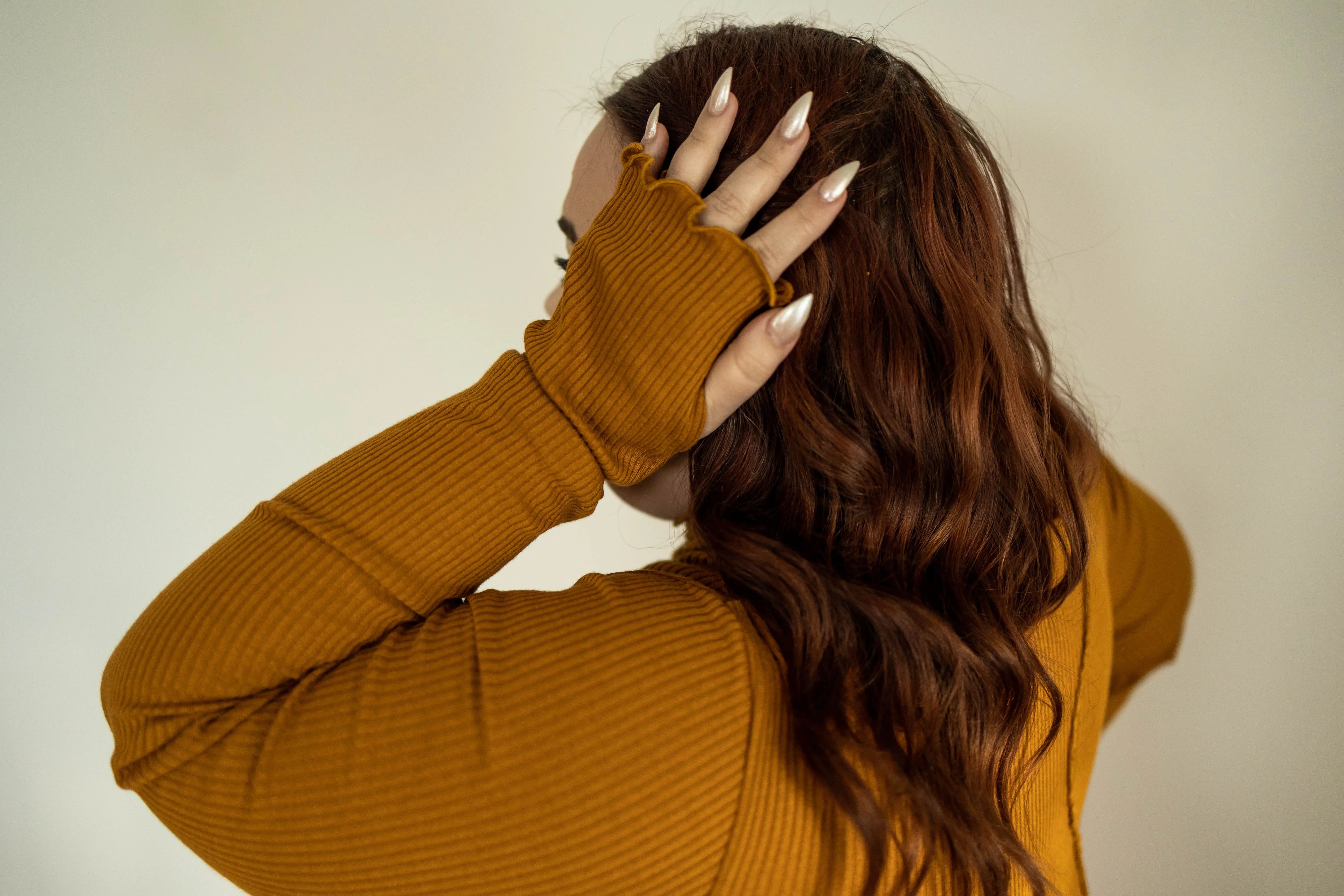 waiting to exhale hemp rib turtleneck