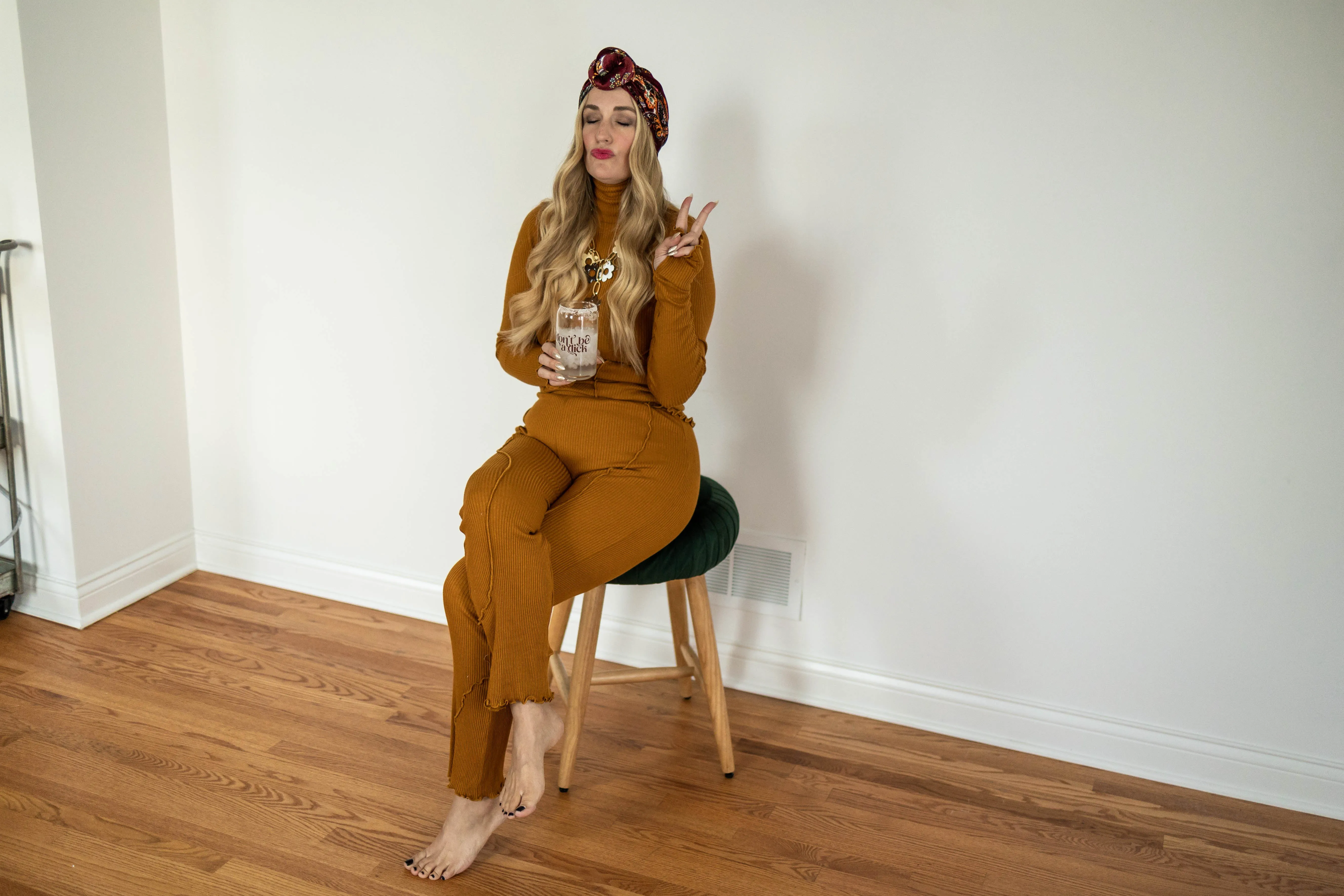 waiting to exhale hemp rib turtleneck