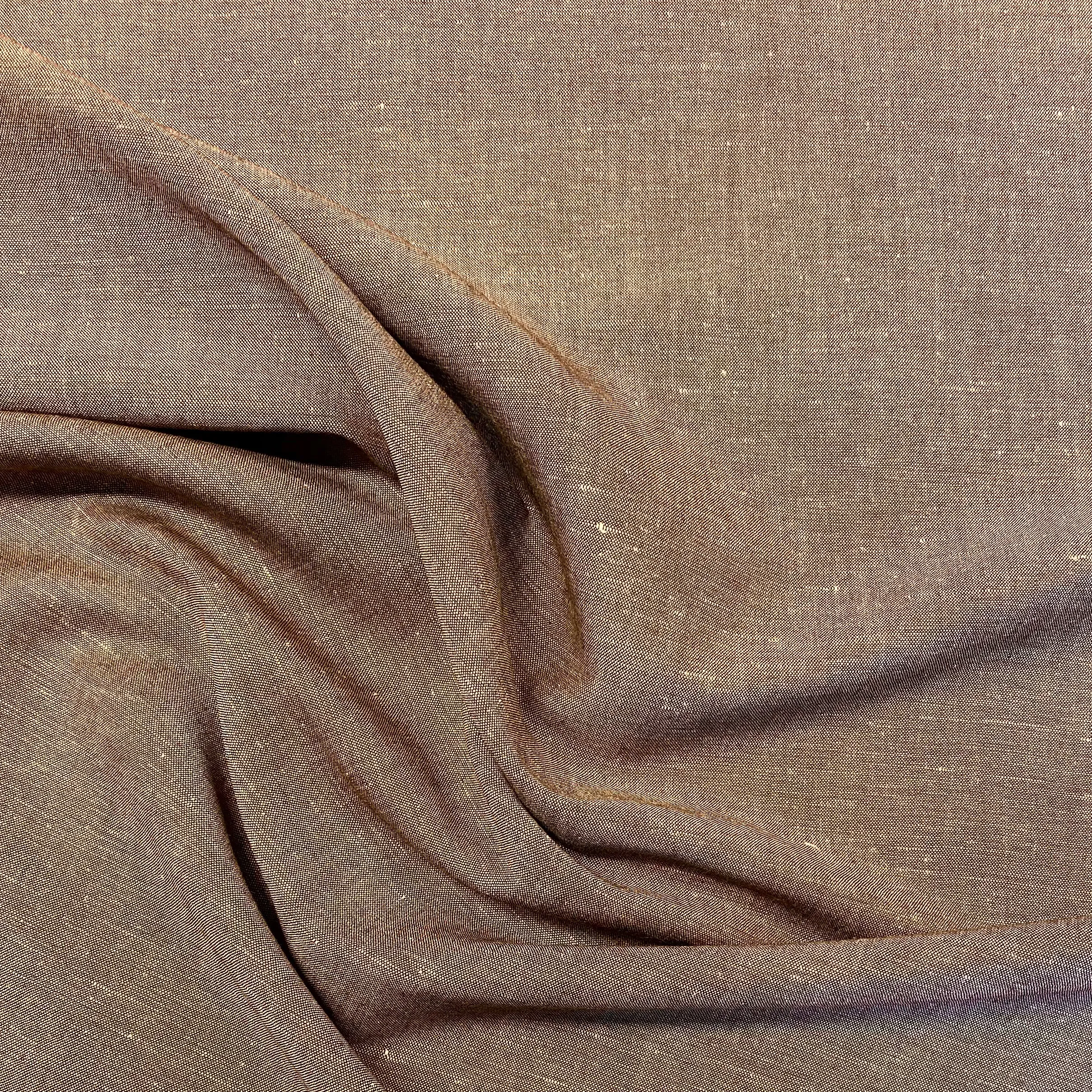 Walnut Linen & Viscose Blend