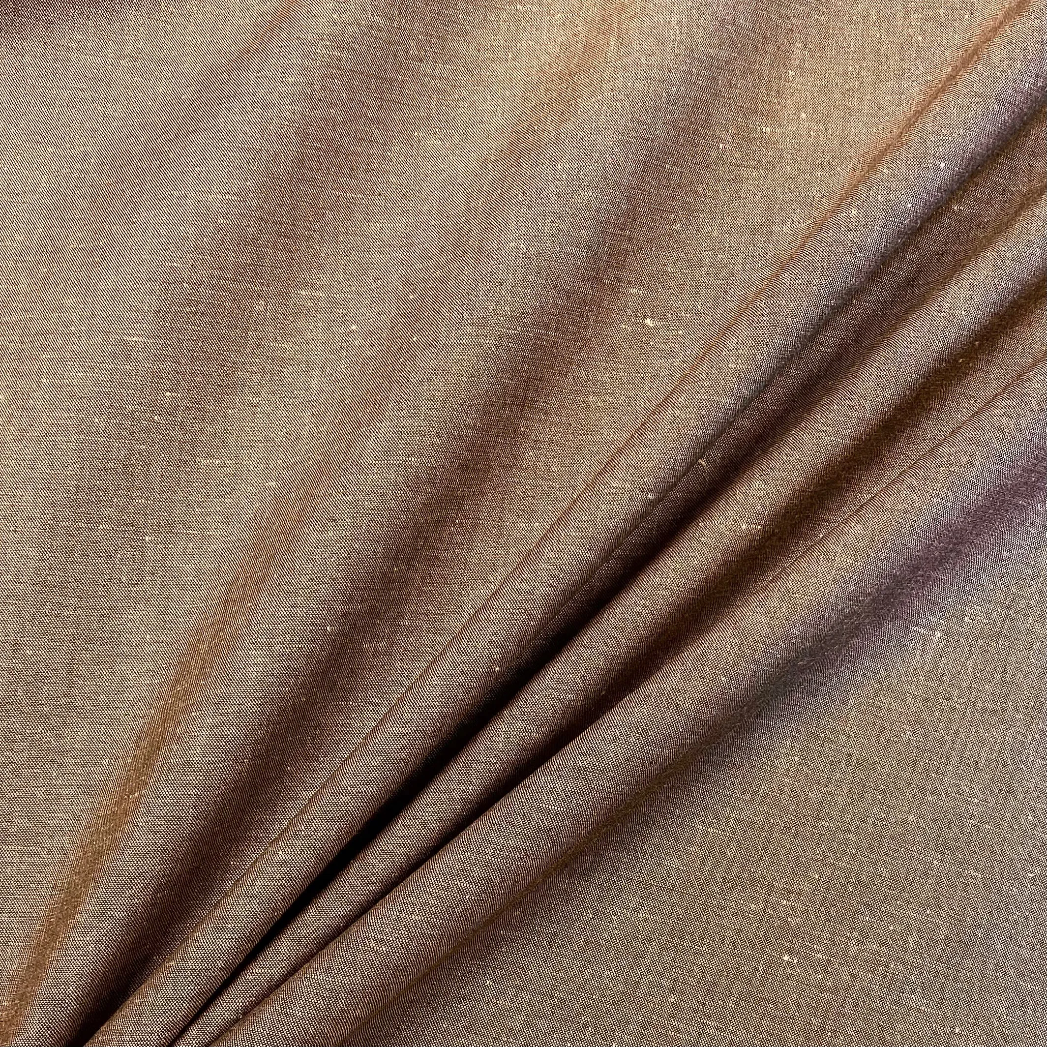 Walnut Linen & Viscose Blend