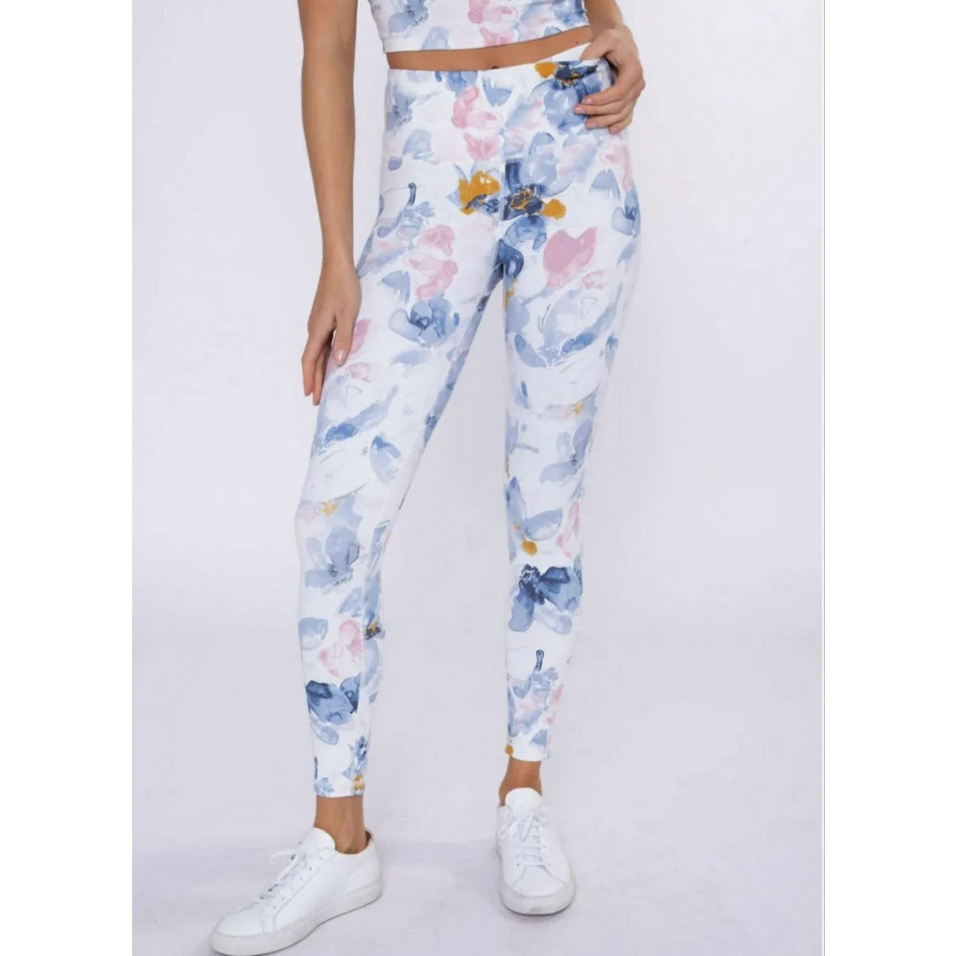 Watercolor Floral Leggings