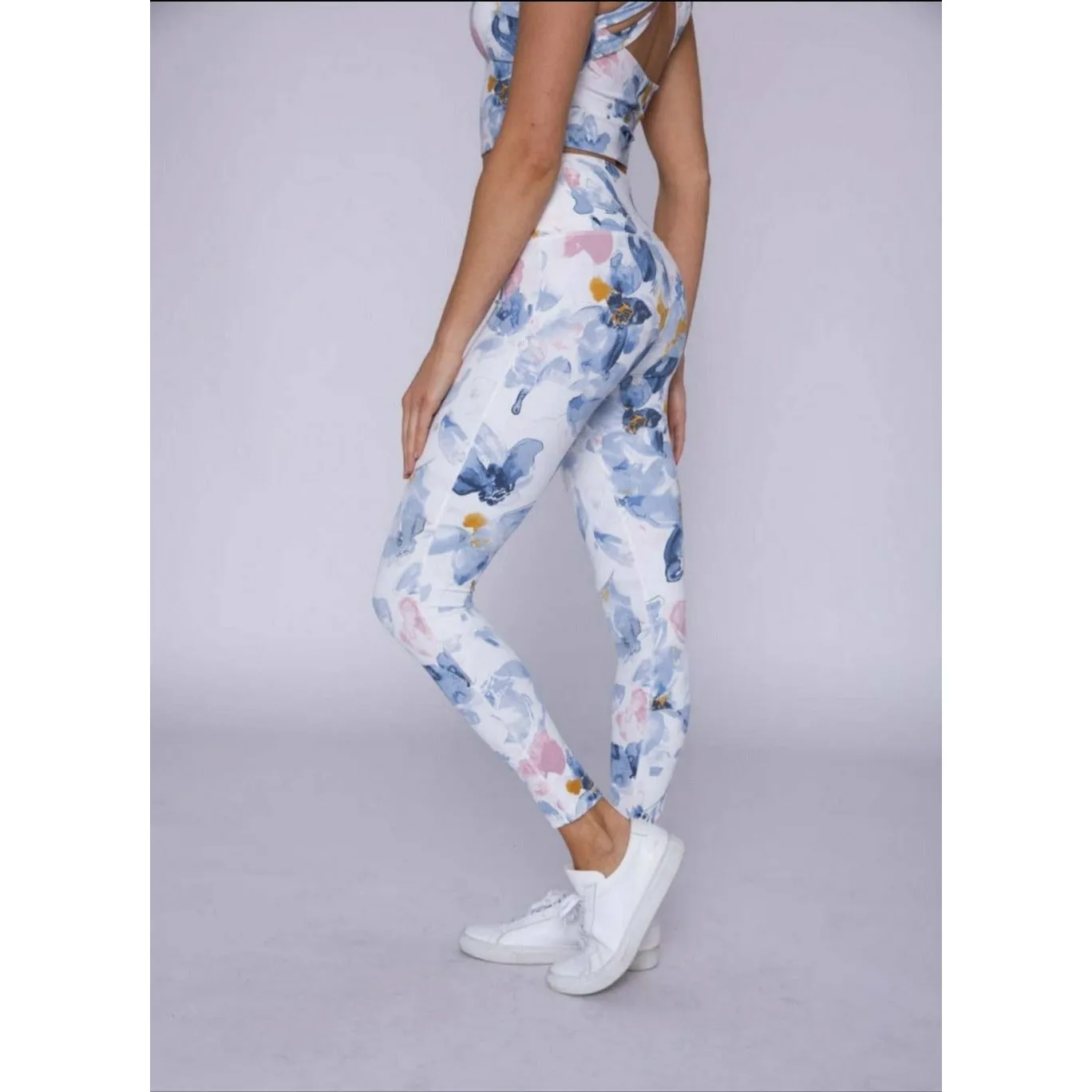 Watercolor Floral Leggings